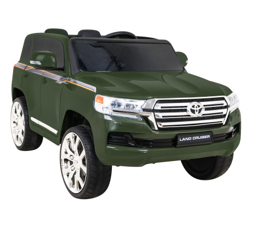 Дитяча акумуляторна машинка Toyota Land Cruiser Зелена