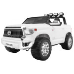 Toyota Tundra XXL для дітей White + Пульт + Багажник + LED + Аудіо + EVA + Free Start