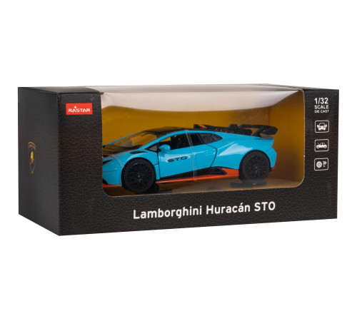Lamborghini Huracan STO RASTAR модель 1:32 Металевий кузов + Двері, що відкриваються вручну Lamborghini Huracan STO RASTAR модель 1:32 Металевий кузов + Двері, що відкриваються вручну