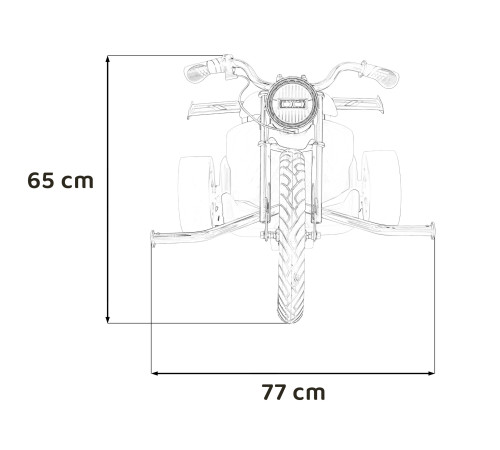 Дитяча акумуляторна машинка DRIFT BIKE 21 Чорна