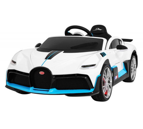 Дитяча акумуляторна машинка Bugatti Divo Біла