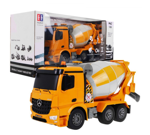 Дитяча бетономішалка Mercedes-Benz Arocs 6+ Модель на дистанційному керуванні 1:20 Звуки Світло Дитяча бетономішалка Mercedes-Benz Arocs 6+ Модель на дистанційному керуванні 1:20 Звуки Світло
