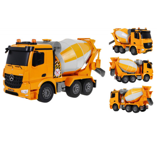 Дитяча бетономішалка Mercedes-Benz Arocs 6+ Модель на дистанційному керуванні 1:20 Звуки Світло Дитяча бетономішалка Mercedes-Benz Arocs 6+ Модель на дистанційному керуванні 1:20 Звуки Світло