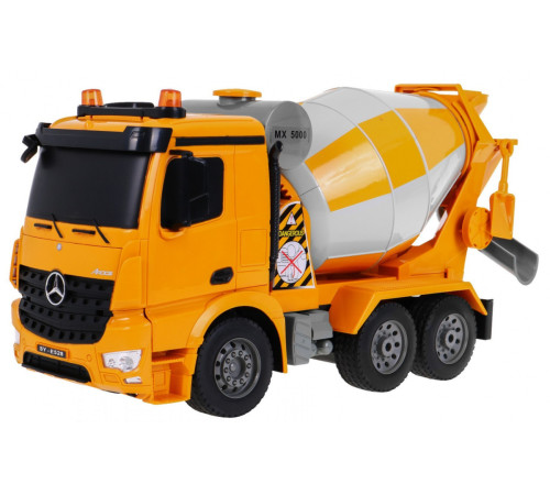 Дитяча бетономішалка Mercedes-Benz Arocs 6+ Модель на дистанційному керуванні 1:20 Звуки Світло Дитяча бетономішалка Mercedes-Benz Arocs 6+ Модель на дистанційному керуванні 1:20 Звуки Світло