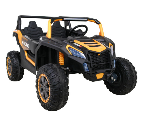 ATV Racing Баггі для 2 дітей Gold + 4x4 Drive + Пульт + Повільний старт + MP3 LED ATV Racing Баггі для 2 дітей Gold + 4x4 Drive + Пульт + Повільний старт + MP3 LED