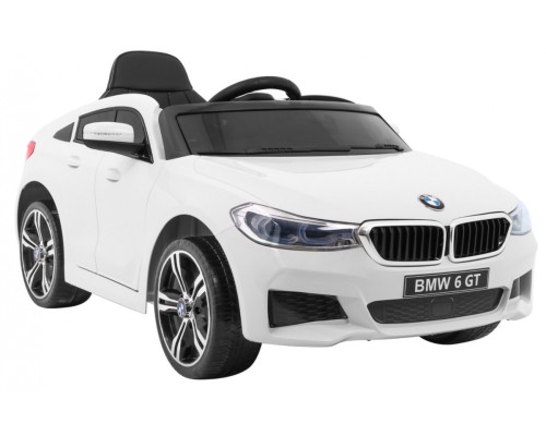 BMW 6 GT Авто на акумуляторі Білий + Пульт + Безкоштовний Старт + EVA + Сидіння + LED MP3