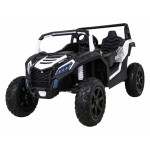 Баггі Strong Racing ATV для 2 дітей Білий + Безщітковий мотор + Надувні колеса + Audio LED