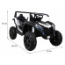 Баггі Strong Racing ATV для 2 дітей Білий + Безщітковий мотор + Надувні колеса + Audio LED