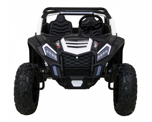 Баггі Strong Racing ATV для 2 дітей Білий + Безщітковий мотор + Надувні колеса + Audio LED