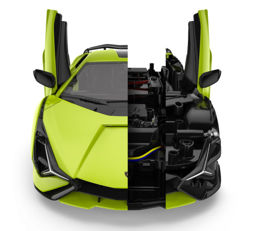 Lamborghini Sian зелений RASTAR модель 1:18 Автомобіль на дистанційному керуванні + пульт 2,4 ГГц + Обвіс 72 шт. + Двері багажника відкриваються Lamborghini Sian зелений RASTAR модель 1:18 Автомобіль на дистанційному керуванні + пульт 2,4 ГГц + Обвіс 72 шт. + Двері багажника відкриваються