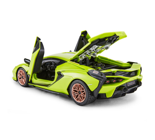 Lamborghini Sian зелений RASTAR модель 1:18 Автомобіль на дистанційному керуванні + пульт 2,4 ГГц + Обвіс 72 шт. + Двері багажника відкриваються Lamborghini Sian зелений RASTAR модель 1:18 Автомобіль на дистанційному керуванні + пульт 2,4 ГГц + Обвіс 72 шт. + Двері багажника відкриваються