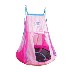 Гніздо гойдалка з наметом Hudora Nest Swing Heart 110 cm (72153)