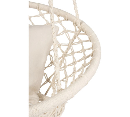 Крісло-гойдалка Boho Outtec XXL - бежева Крісло-гойдалка Boho Outtec XXL - бежева