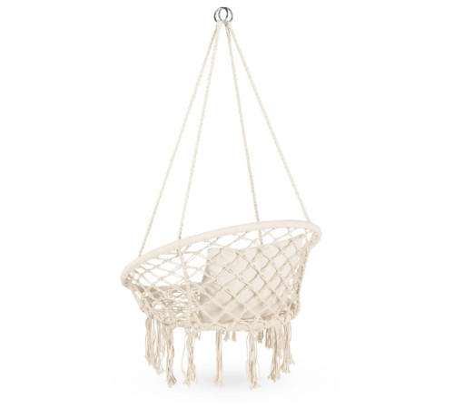 Крісло-гойдалка Boho Outtec XXL - бежева Крісло-гойдалка Boho Outtec XXL - бежева