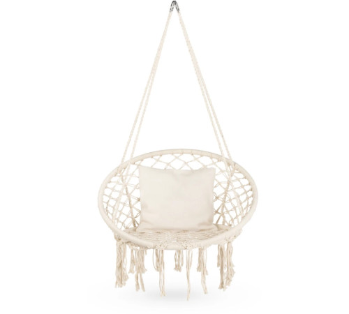 Крісло-гойдалка Boho Outtec XXL - бежева Крісло-гойдалка Boho Outtec XXL - бежева