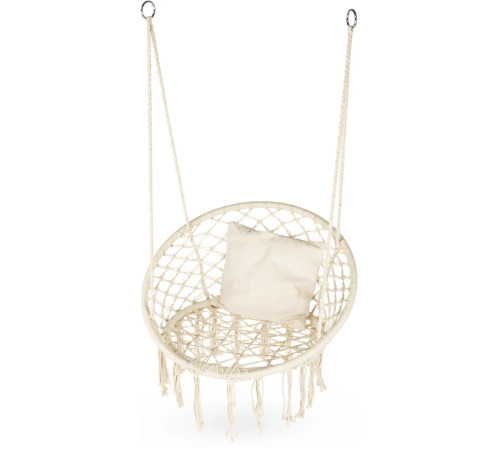 Крісло-гойдалка Boho Outtec XXL - бежева Крісло-гойдалка Boho Outtec XXL - бежева