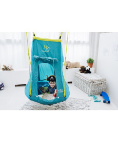 Гніздо гойдалка з наметом Hudora Nest Swing Pirate 90 cm (72152)