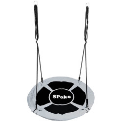 Гойдалка-гніздо підвісна Spoko SP-001 100 см, сіра