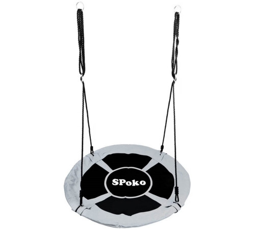 Гойдалка-гніздо підвісна Spoko SP-001 100 см, сіра