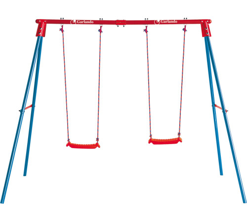 Гойдалка двомісна Garlando Candy ALT-12, 42 x 15 см - червоно-синя