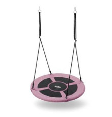 Гойдалка NB5031p NESTSCHAUKEL NILS CAMP, 100 см - рожево-чорна