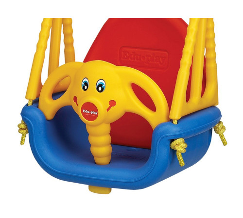 Гойдалка Eduplay 3-в-1 Jumbo "Слоник" 130 х 162 см - різнокольорова Гойдалка Eduplay 3-в-1 Jumbo "Слоник" 130 х 162 см - різнокольорова
