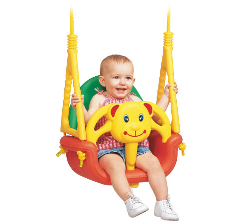 Гойдалка-сидіння «Ведмедик» 3-в-1 Edu-Toys Гойдалка-сидіння «Ведмедик» 3-в-1 Edu-Toys