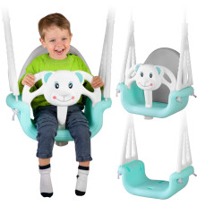 Гойдалка 3-в-1 Ведмежа Ricokids, 130 х 162 см - бірюзова