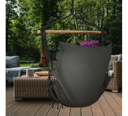 Гамак-крісло Outtec Boho Sois XXL, графітове