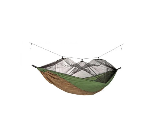 Гамак одномісний Amazonas Adventure Moskito Thermo, 275 х 140 см - коричнево-зелений Гамак одномісний Amazonas Adventure Moskito Thermo, 275 х 140 см - коричнево-зелений