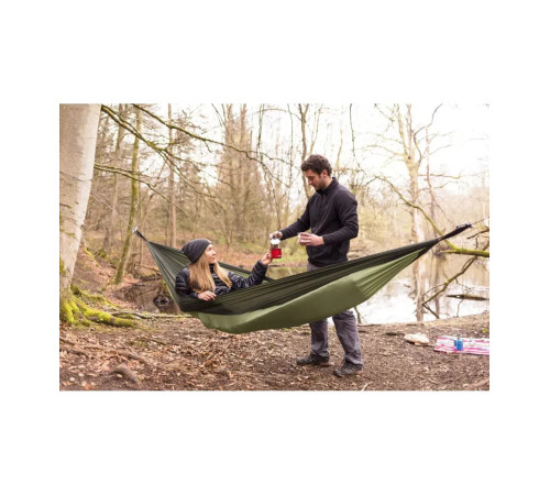 Гамак одномісний Amazonas Adventure Moskito Thermo, 275 х 140 см - коричнево-зелений Гамак одномісний Amazonas Adventure Moskito Thermo, 275 х 140 см - коричнево-зелений