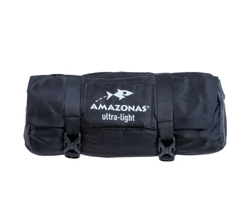 Гамак одномісний Amazonas з москітною сіткою Moskito-Traveller Extreme, 275 х 140 см - чорний