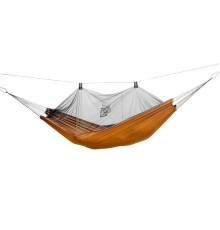 Гамак одномісний Amazonas з москітною сіткою Moskito-Traveller Pro, 220 х 140 см - коричневий