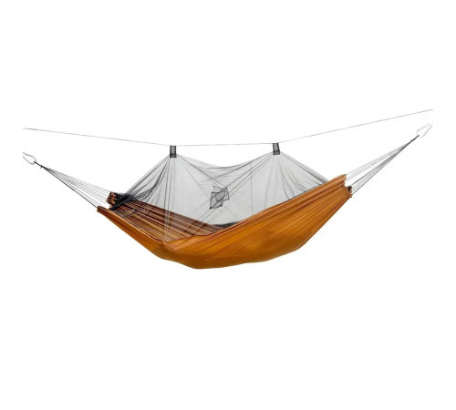 Гамак одномісний Amazonas з москітною сіткою Moskito-Traveller Pro, 220 х 140 см - коричневий