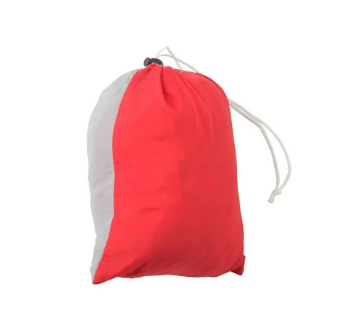 Гамак двомісний Amazonas Silk Traveller XXL, 320 х 230 см - біло-червоний