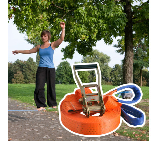 Трос для ходьби Slackline inSPORTLine Ergo 15 m