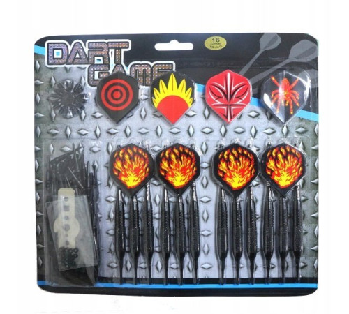Дротики для дартсу MASTER Arrows 16 г (12 дротиків, 100 наконечників)