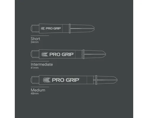 Наконечники для дротиків Shaft Target Pro Grip Vision Red Short – 3 шт