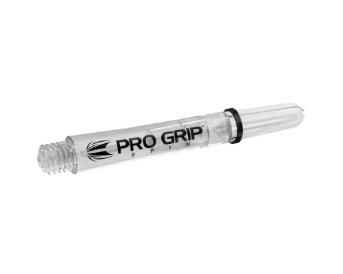 Насадки для дротиків Target Pro Grip Spin Clear Intermediate, 3 шт