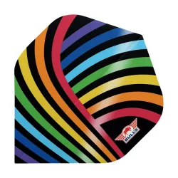 Хвостики польотні Flights Bull's Powerflite D100 Rainbow Std. – 3 шт