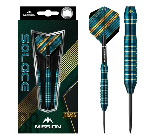 Дротики для дартсу Mission Solace M1 Brass Steel – 3-Pack