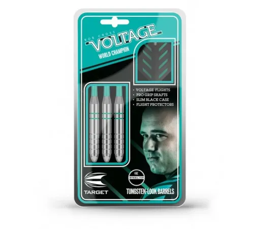 Дротики Target Rob Cross Silver Voltage Steel, 3 шт