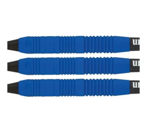 Дротики Unicorn Core Plus Rubberised Brass Blue, 3 шт