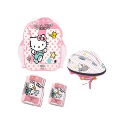 Набір протекторів+шолом+сумка Insportline Hello Kitty