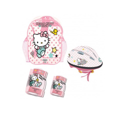 Набір протекторів+шолом+сумка Insportline Hello Kitty