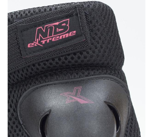 Комплект протекторів розмір L NILS EXTREME H706 чорно-рожевий Комплект протекторів розмір L NILS EXTREME H706 чорно-рожевий