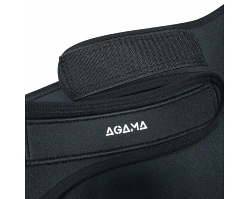 Пояс нирковий Agama Nylon X4 4 мм - 3XL - чорний