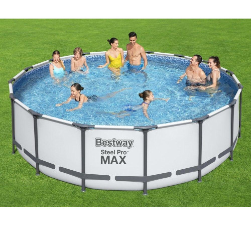 Басейн каркасний Bestway Steel Pro Max 488см 12в1 (5612Z)