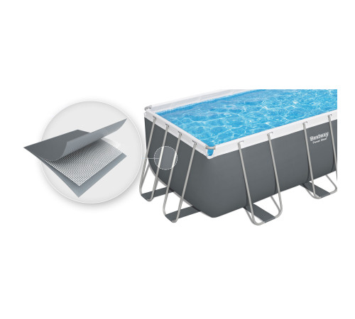 Басейн каркасний прямокутний 17в1 Bestway 56456N 412x201x122 см Басейн каркасний прямокутний 17в1 Bestway 56456N 412x201x122 см