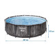 Басейн каркасний 17в1 Bestway 5614Z 427 x 107 см